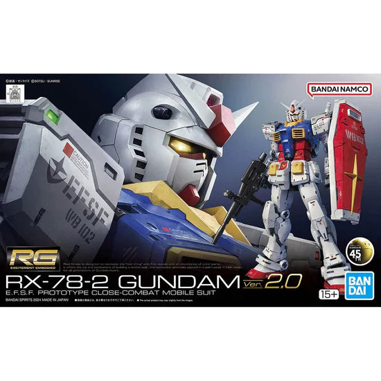 Bandai RG 1/144 #40 RX-78-2 Gundam (Ver. 2.0)