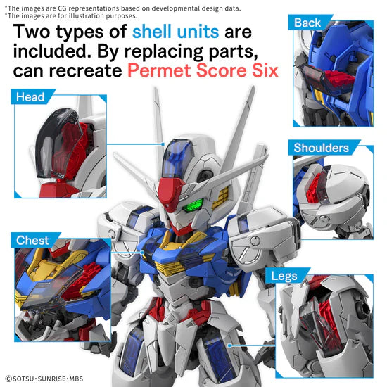 Bandai Mobile Suit Gundam The Witch From Mercury MGSD Gundam Aerial