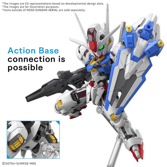 Bandai Mobile Suit Gundam The Witch From Mercury MGSD Gundam Aerial