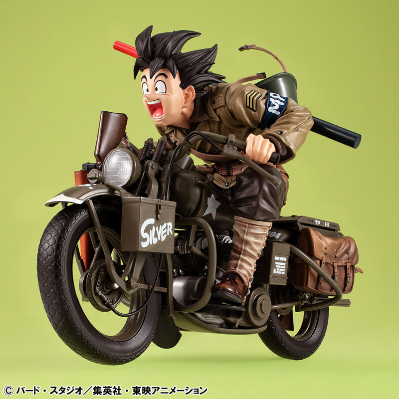 Dragon Ball Z - Son Goku - Desktop Real McCoy EX - Army ver. w/ bike (MegaHouse) [Shop Exclusive]