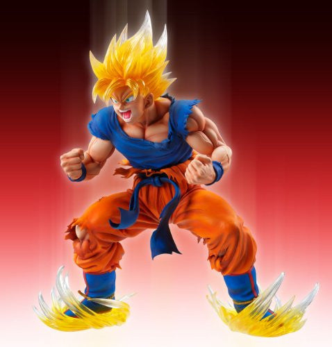 Dragon Ball Kai - Son Goku SSJ - Super Figure Art Collection - 1/8 - Ver. 2 Clear Hair Ver. (Medicos Entertainment)