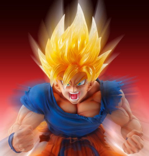 Dragon Ball Kai - Son Goku SSJ - Super Figure Art Collection - 1/8 - Ver. 2 Clear Hair Ver. (Medicos Entertainment)
