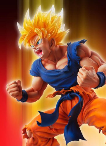 Dragon Ball Kai - Son Goku SSJ - Super Figure Art Collection - 1/8 - Ver. 2 Clear Hair Ver. (Medicos Entertainment)