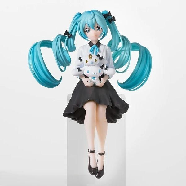 Cinnamoroll - Piapro Characters - Hatsune Miku - Milk - Hatsune Miku x Cinnamoroll - Premium Chokonose Figure - Sumashi Ver. (SEGA)