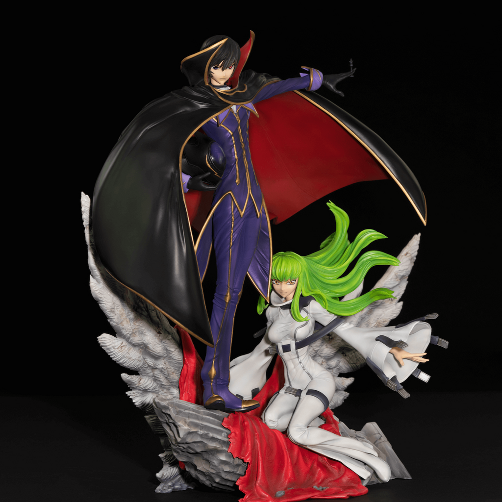 Code Geass - Hangyaku no Lelouch - C.C. - Lelouch Lamperouge (Kitsune Statue)