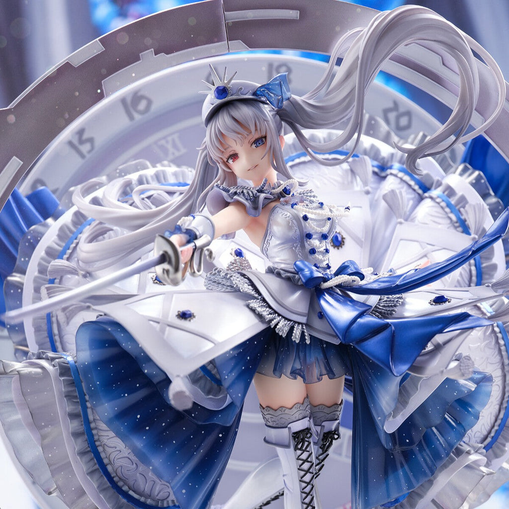 Date A Live Fragment: Date A Bullet - White Queen - Shibuya Scramble Figure - Royal Blue Sapphire Dress Ver. (eStream)