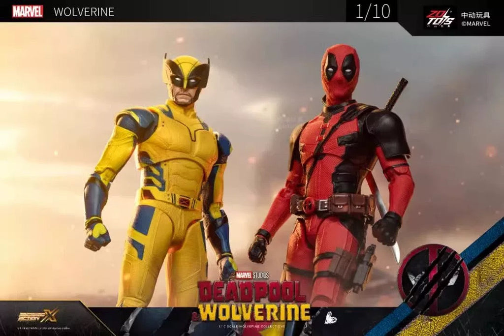 ZD Toys Marvel Deadpool & Wolverine Deadpool 1/10 Action Figure