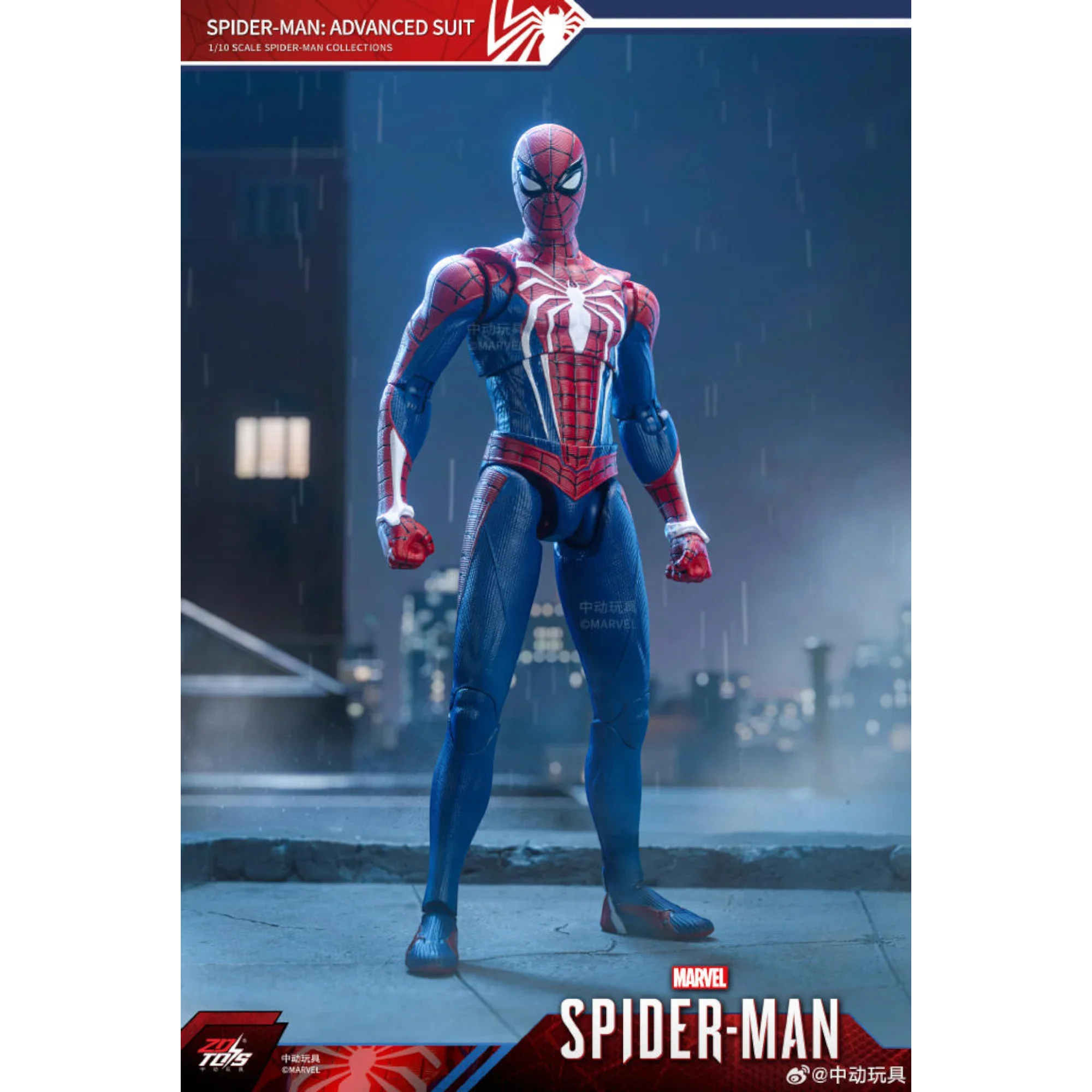ZD Toys Spider-man Advanced Suit 1/10 Collectible Action Figure