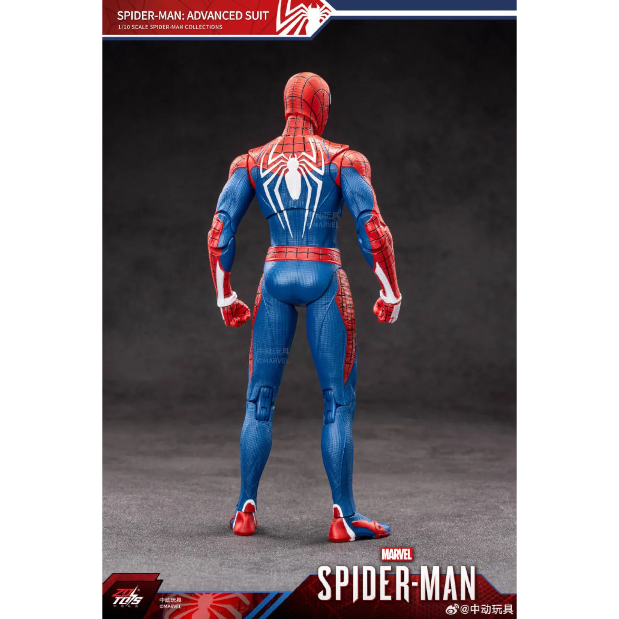 ZD Toys Spider-man Advanced Suit 1/10 Collectible Action Figure