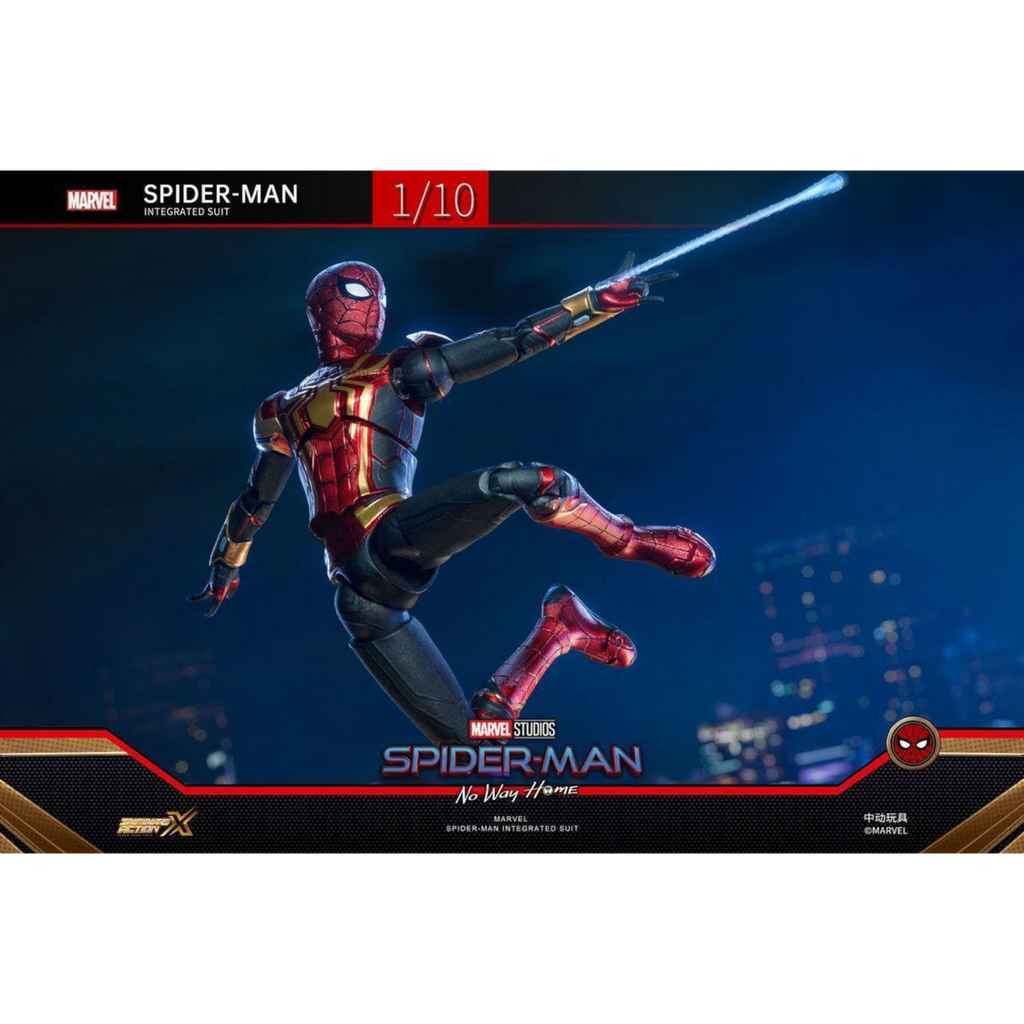 ZD Toys Spiderman Integrated Suit 1/10 Action Figure