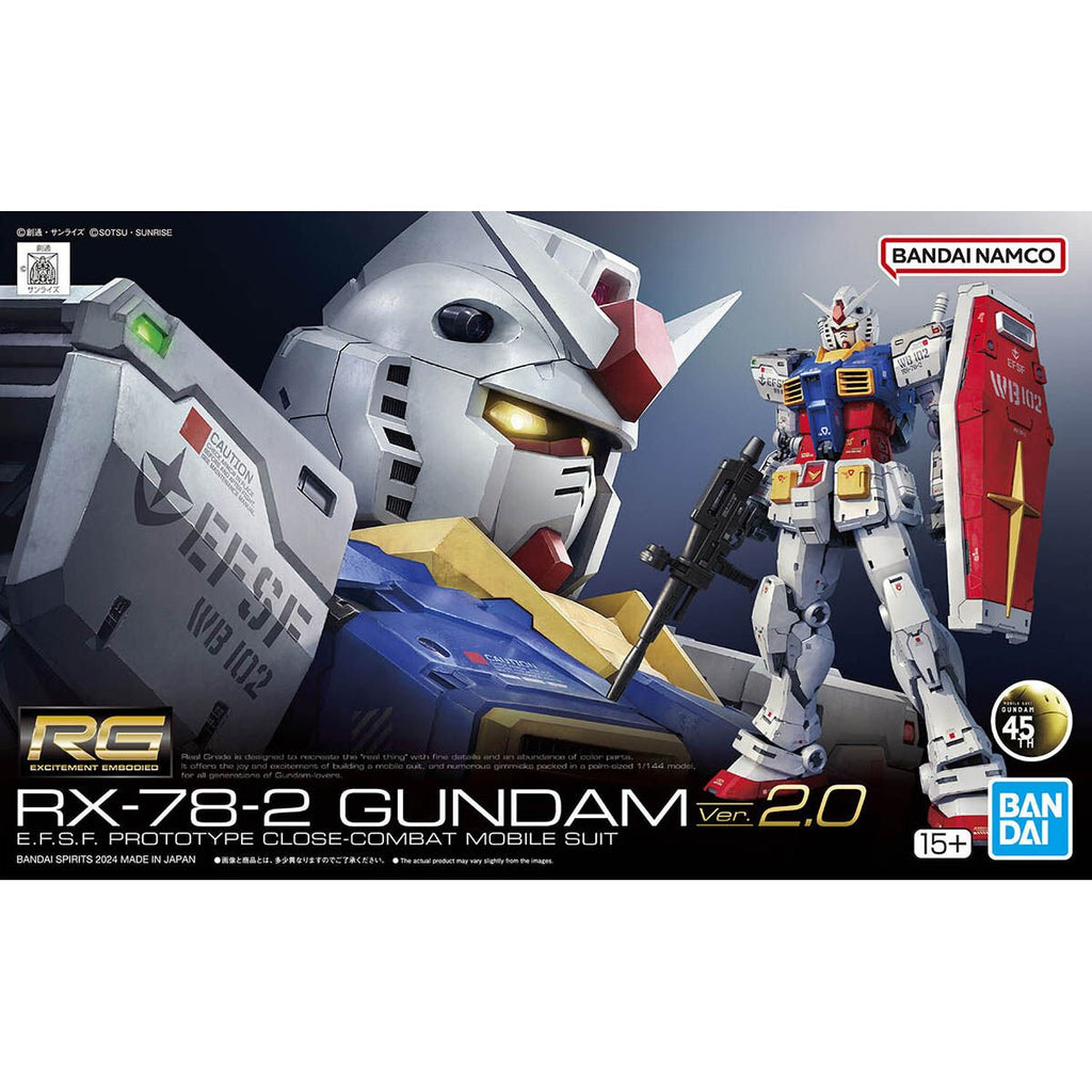 Bandai RG 1/144 RX-78-2 Gundam Ver.2.0